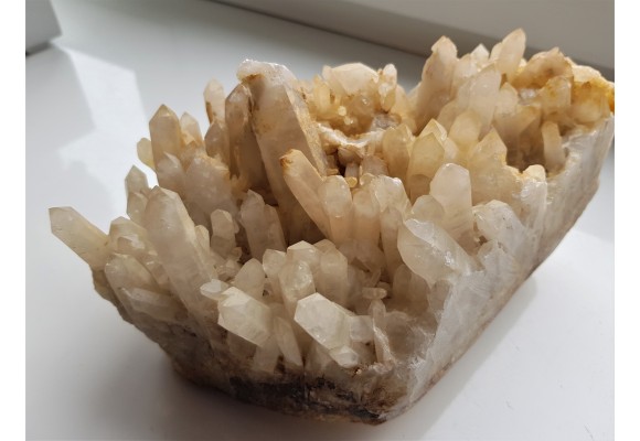 Duża szczotka kryształów górskich ze Strzegomia (Rogoźnica)