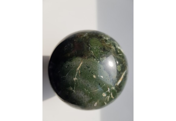 Kula z zielonego jaspisu (eratyk, lubuskie)