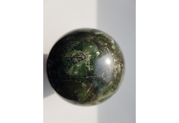 Kula z zielonego jaspisu (eratyk, lubuskie)