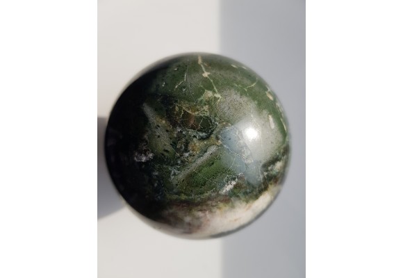 Kula z zielonego jaspisu (eratyk, lubuskie)