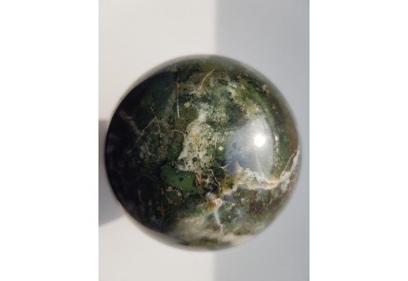 Kula z zielonego jaspisu (eratyk, lubuskie)