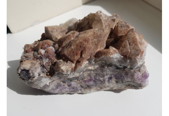 Wyjątkowa szczotka ametystowa z Jagniątkowa