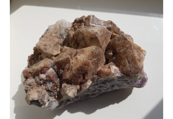 Wyjątkowa szczotka ametystowa z Jagniątkowa