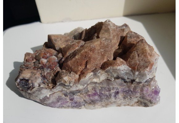 Wyjątkowa szczotka ametystowa z Jagniątkowa