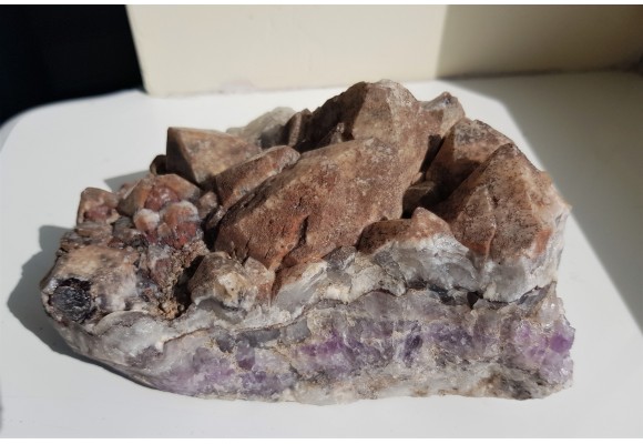 Wyjątkowa szczotka ametystowa z Jagniątkowa