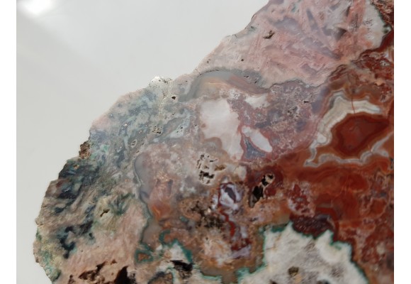 Miedź rodzima w jaspiso-agacie z Sokołowca w Górach Kaczawskich