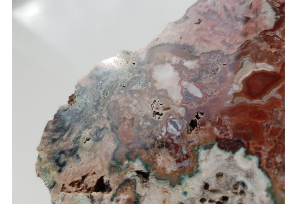 Miedź rodzima w jaspiso-agacie z Sokołowca w Górach Kaczawskich