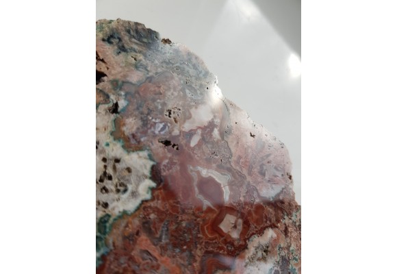 Miedź rodzima w jaspiso-agacie z Sokołowca w Górach Kaczawskich