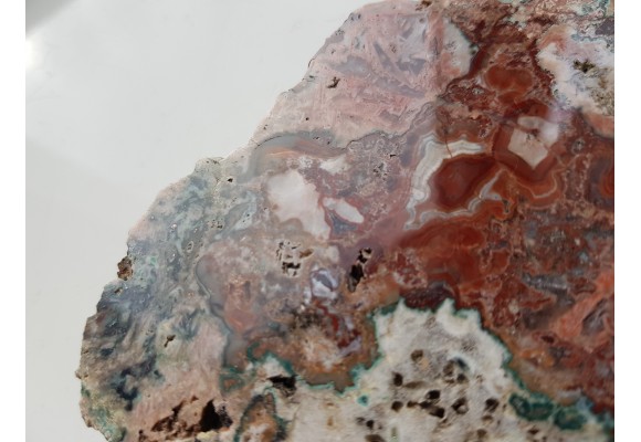 Miedź rodzima w jaspiso-agacie z Sokołowca w Górach Kaczawskich