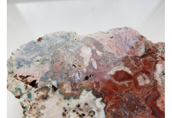 Miedź rodzima w jaspiso-agacie z Sokołowca w Górach Kaczawskich