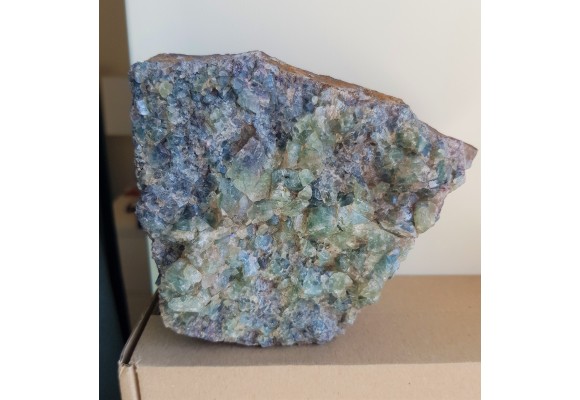 Intensywnie zielony fluoryt z Kowar