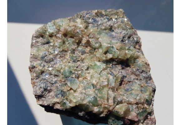 Intensywnie zielony fluoryt z Kowar