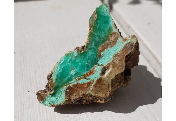 Chryzopraz ze Szklar k. Ząbkowic Śląskich