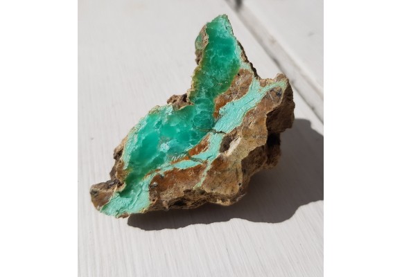 Chryzopraz ze Szklar k. Ząbkowic Śląskich