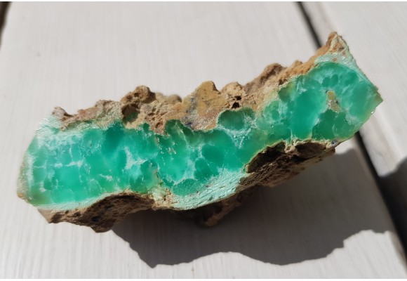 Chryzopraz ze Szklar k. Ząbkowic Śląskich