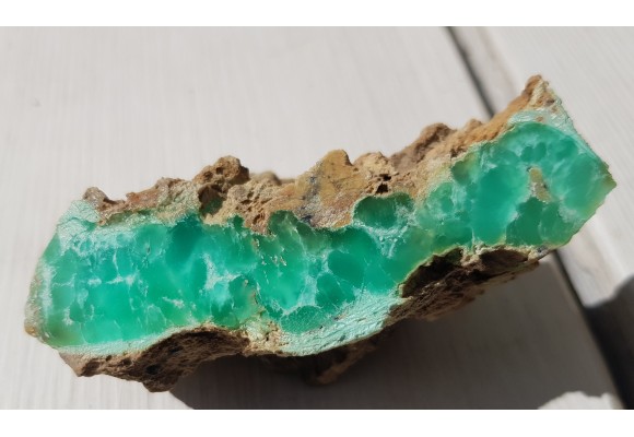 Chryzopraz ze Szklar k. Ząbkowic Śląskich