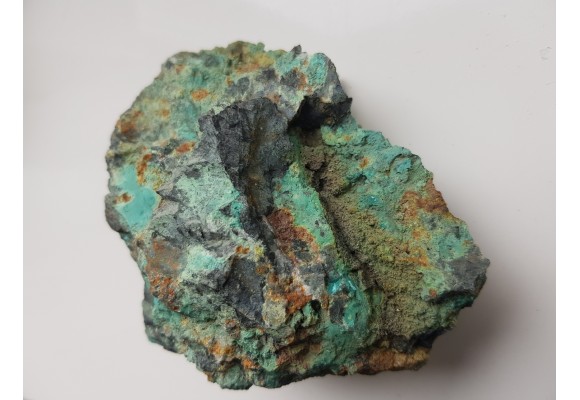 Duży okaz chryzokoli z Miedzianki k. Janowic Wlk.