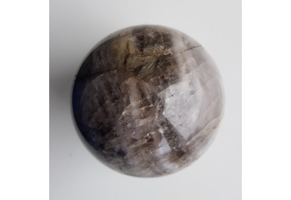 Kula polerowana z kwarcu/kwarcu dymnego z Czerniawy-Zdrój