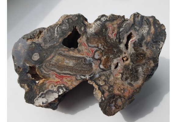 Agat "rzeczny" z Bobru w Sudetach (river agate)