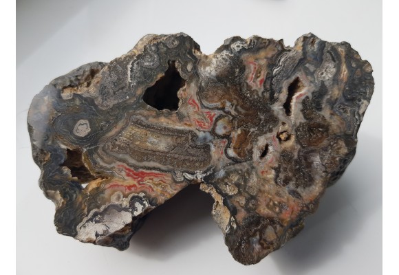 Agat "rzeczny" z Bobru w Sudetach (river agate)