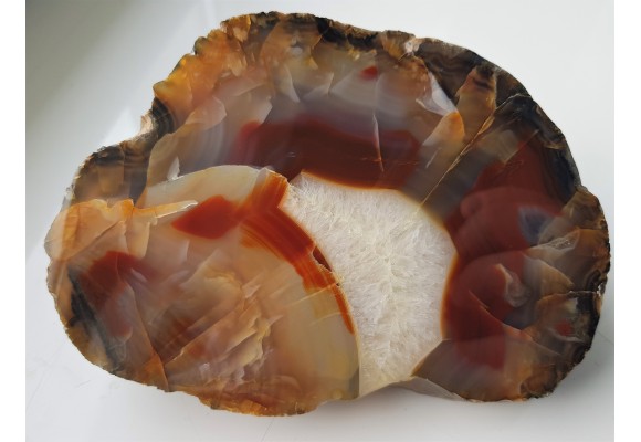 Agat "rzeczny" z Bobru w Sudetach (river agate)