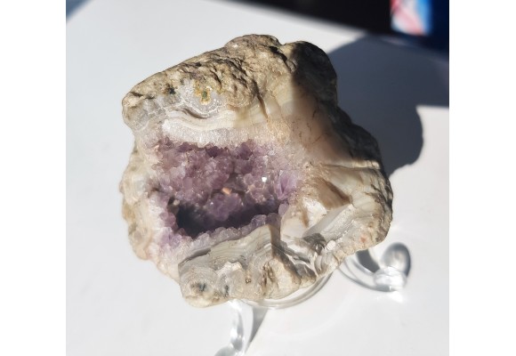 Geoda agatowo-ametystowa z Suszyny k. Klodzka