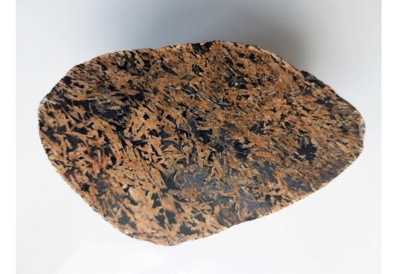 Gabro o wyrazistej teksturze ofitowej z Dźwirzyna, eratyk