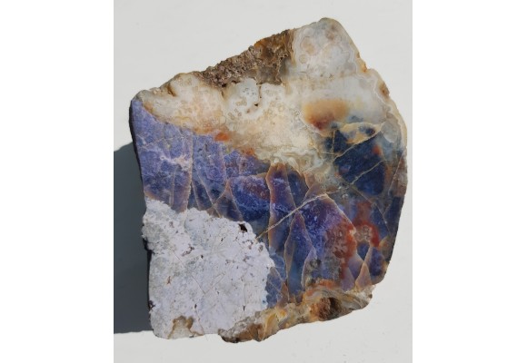 Agat "rzeczny" z Bobru w Sudetach (river agate)