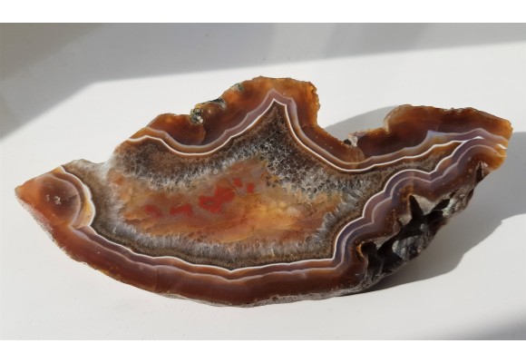 Agat "rzeczny" z Bobru w Sudetach (river agate)