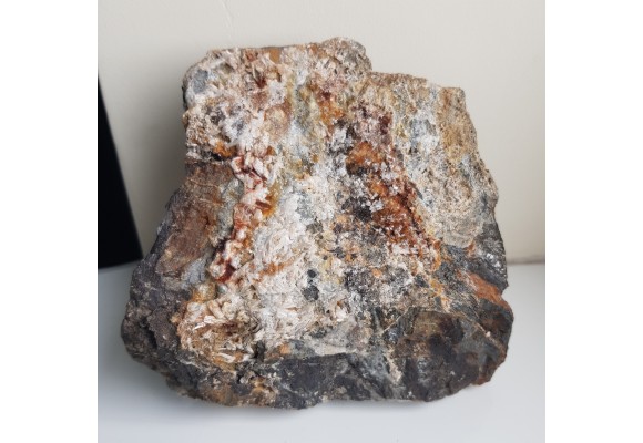 Unikatowa szczotka kryształów cerusytu z Janowic Wlk.