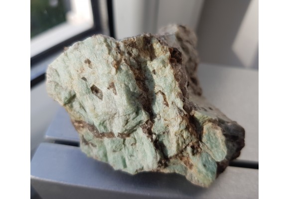 Wyrazisty amazonit z Bukowca k. Jeleniej Góry