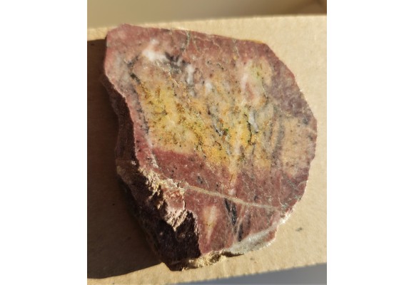 Ozdobna skała łyszczykowo-kwarcowa z Garbu Golińca k. Wojborza