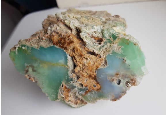 Chryzopraz ze Szklar k. Ząbkowic Śląskich