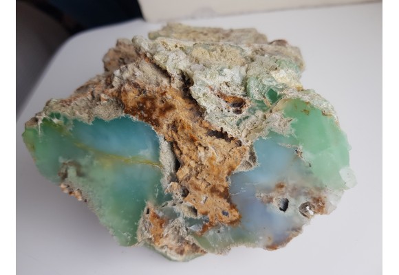 Chryzopraz ze Szklar k. Ząbkowic Śląskich