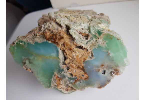 Chryzopraz ze Szklar k. Ząbkowic Śląskich