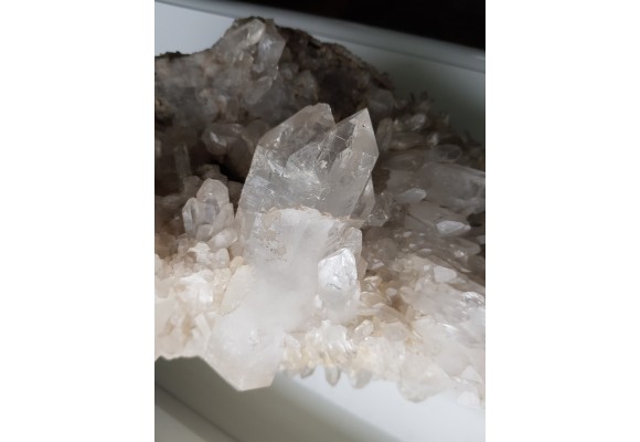 Muzealna szczotka kryształów górskich z Jegłowej