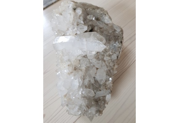 Muzealna szczotka kryształów górskich z Jegłowej