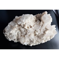 Szczotka kryształów górskich z Kraskowa k. Wrocławia