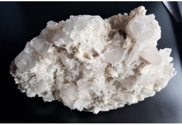 Szczotka kryształów górskich z Kraskowa k. Wrocławia