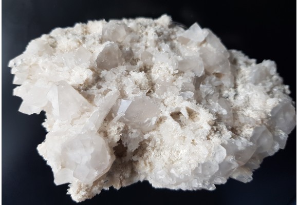 Szczotka kryształów górskich z Kraskowa k. Wrocławia