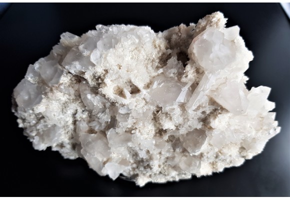 Szczotka kryształów górskich z Kraskowa k. Wrocławia