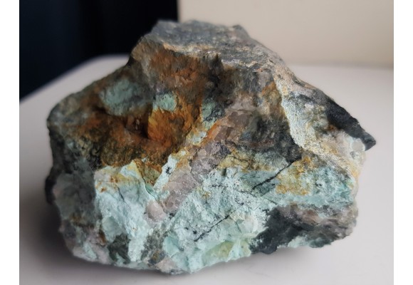 Chryzokola z kop. Einigkeit w Miedziance