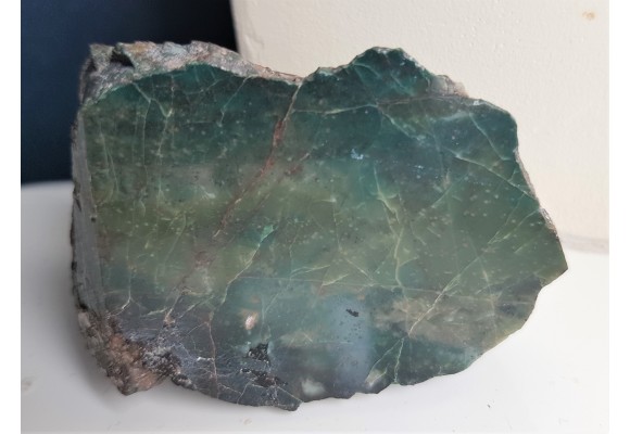 Zielony jaspis z okolic Kamiennej Góry