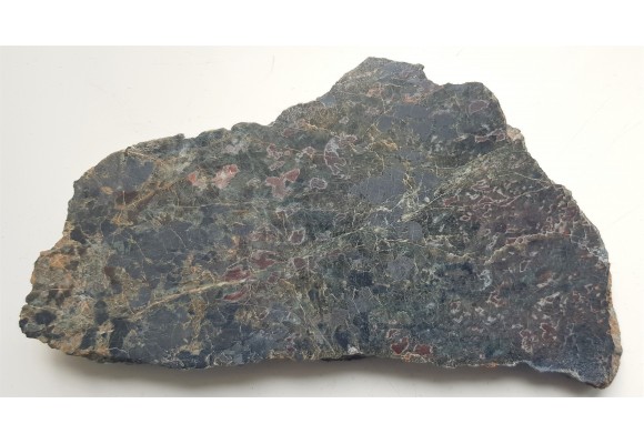 Troktolit, pstrągowiec z iddingsytem z Nowej Rudy - Słupca