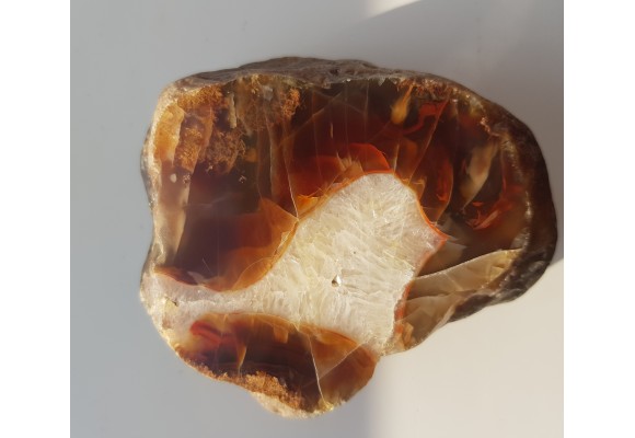 Agat "rzeczny" z Bobru w Sudetach (river agate)