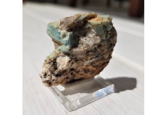 Akwamaryn z Ptasich Gniazd k. Szklarskiej Poręby