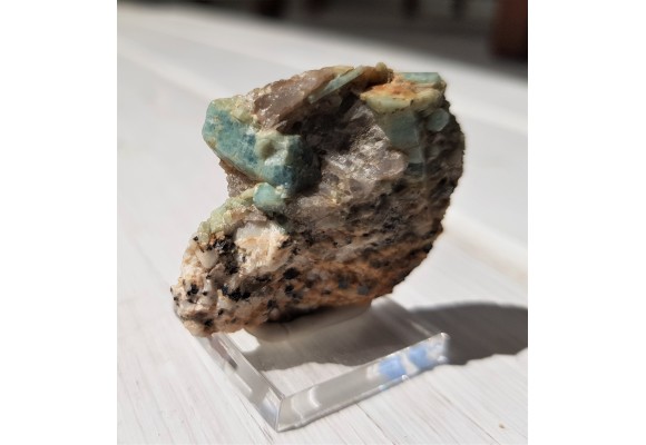 Akwamaryn z Ptasich Gniazd k. Szklarskiej Poręby