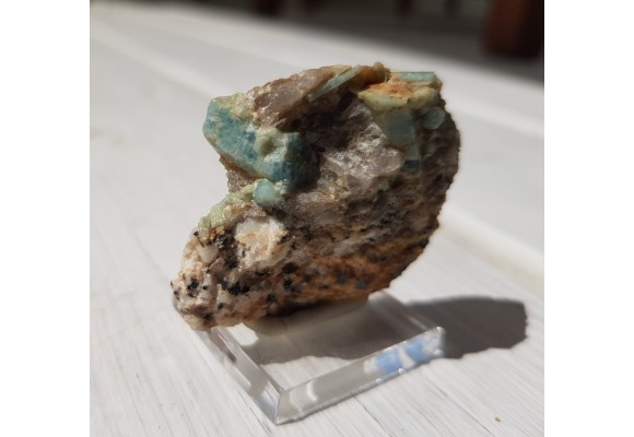 Akwamaryn z Ptasich Gniazd k. Szklarskiej Poręby