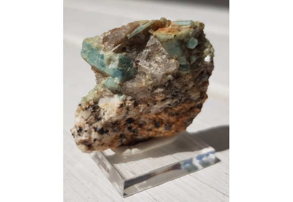 Akwamaryn z Ptasich Gniazd k. Szklarskiej Poręby