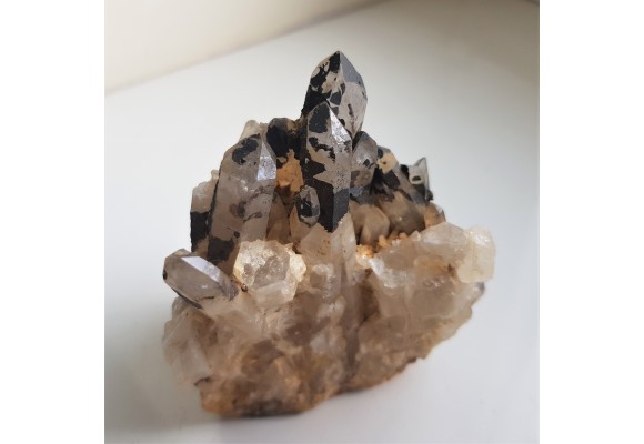 Szczotka kwarcowa z granitów południowej części Opolszczyzny